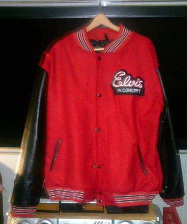 "BRAND NEW" Elvis in Concert Varsity Jacket 1
