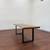 Handcrafted Reclaimed Sycamore Wood Live Edge Large Table with Black R 4 thumbnail