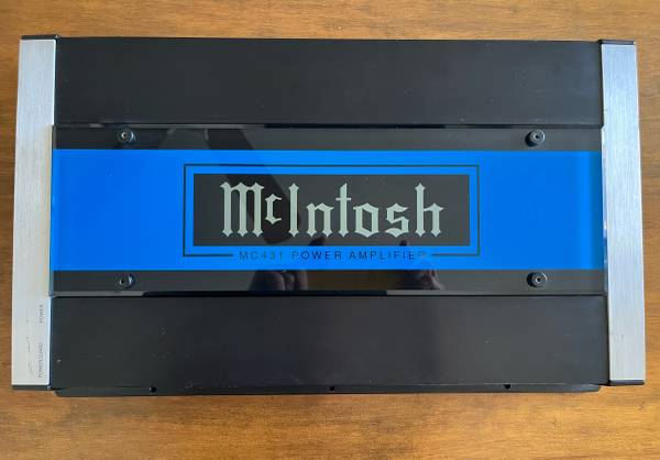 McIntosh Car Audio System 4 Channel Power Amp, Speakers and crossovers 1