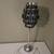Polished Chrome Table Lamp with Smoked Acrylic Crystals  29 Inches Tall 1 thumbnail