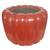 Japanese lacquer hibachi red copper Meiji Vase Antique  planter 5 thumbnail