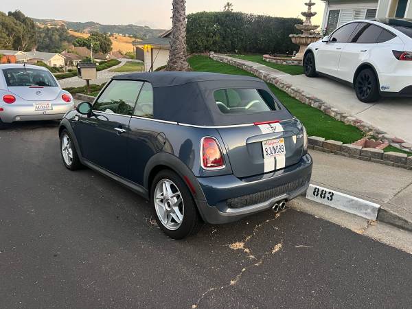 2010,mini cooper,s turbo,convertible,clean title,current,reg,smog,low miles,64,k - $7,650 (Hercules)63469907398147124