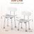 Shower Chair for Inside Shower with Back, FSA/HSA Eligible, Tool-Free 3 thumbnail
