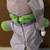 Vintage 1980s Glow Worm Plush Doll - Purple Stripes (Display/Prop) 2 thumbnail