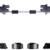 Honda Motorcycle Frame and Rear Sliders NEW 4 thumbnail