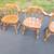 Four (4) Vintage Farmhouse Chairs 5 thumbnail