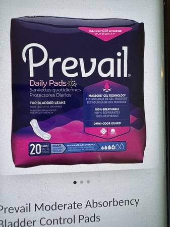 Prevail Bladder control pads 1