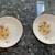 Vintage small plates 2 Yellow Roses made in Japan 1 thumbnail