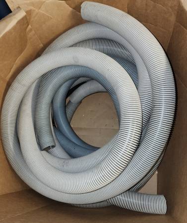CENTRAL VACUUM CLEANER HOSE 2 1/2" o.d., approx. 50 ft. 1