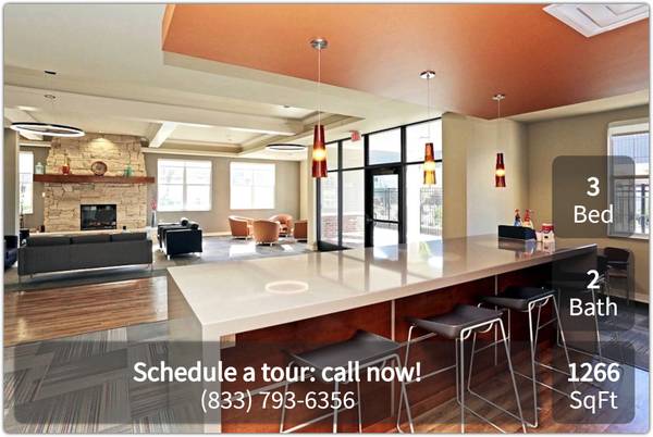 $1,642 / 3br - 1266ft2 - Check us out! We offer washers and dryers in all of our apartments! (Omaha)64021008950913120