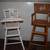 Vintage Wooden Toy Highchairs & wooden cradle 1 thumbnail