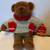 NWT Hallmark Teddy Bear Red Mittens Scarf 14" Plush Stuffed Animal Toy 1 thumbnail
