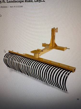 Countyline 5’ landscape rake 1