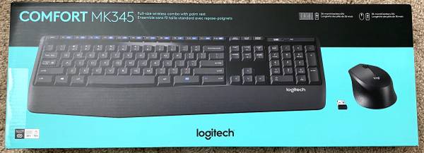 Logitech comfort MK345 wireless keyboard mouse set 1