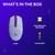 Logitech G305 Lightspeed Wireless Gaming Mouse - Lilac (like-new) 3 thumbnail