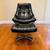 Vintage Ekornes Stressless Leather Swivel Recliner Chair & Ottoman 13 thumbnail