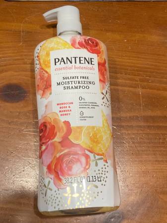 Pantene Essential Botanical Rose + Honey Moisturizing Shampoo 38.2 Oz 1