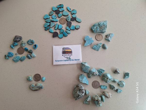 Natural Raw Rough and Polished  Turquoise Stones 1