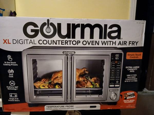 /*/*/*/* GOURMIA XL DIGITAL COUNTERTOP OVEN & AIR FRYER *\*\*\*\ 1