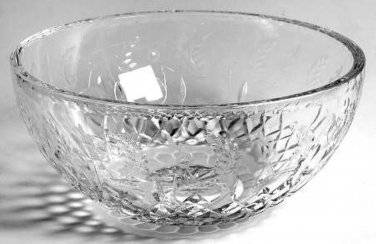 ROGASKA GALLIA CRYSTAL SALAD SERVING BOWL Hand-Blown, Hand-Etched, Han 1