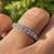 2.20 Platinum natural diamond eternity band 5 thumbnail