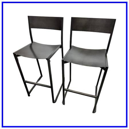 Industry West Stride Bar Stools, Pair 1