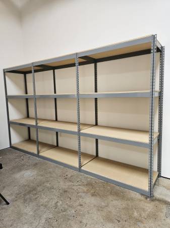 American Made 4 Tier 4 ft W x 2 ft D Storage Rack Shelving 1