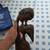 Hand-carved Teak "Kissing" Statuette from St. Lucia 3 thumbnail