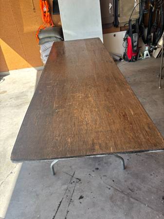 Folding Wood Banquet Table 1