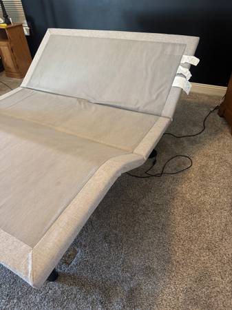 TemperPedic electric adjust queen bed frame 1