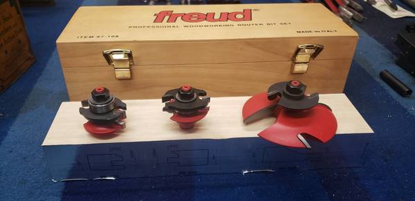 Freud Raised Panel Door Router Bit Set 97-108 1