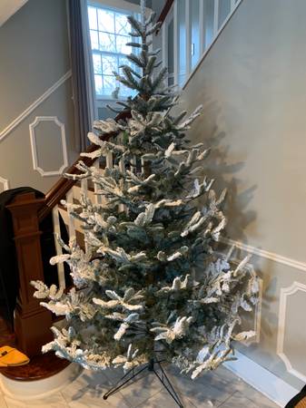 Flocked Christmas Tree (snow covered) 1