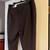 Ladies size 16W Brown capri pants NEW w/ tags 2 thumbnail