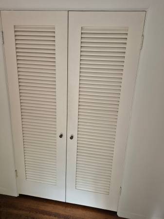 FLASH SALE!!! 47x80 double louvered doors 1