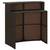 vidaXL Garden Bar Set Brown PE rattan, powder-coated steel, polyester! 3 thumbnail