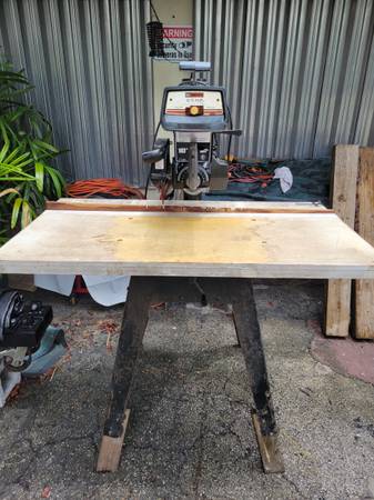 Radial Arm Saw - $150 (Kendall)63444028954753121