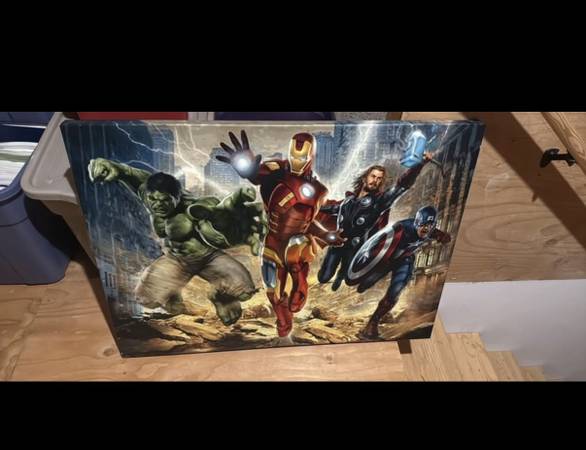 super hero canvas wall decor 1
