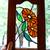 Stained Glass Flowers, Pair, Framed 8 thumbnail