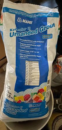 Mapei white unsanded grout 1