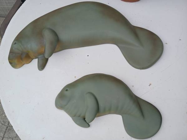 Manatee Replica Wall Mount Sculpture 1