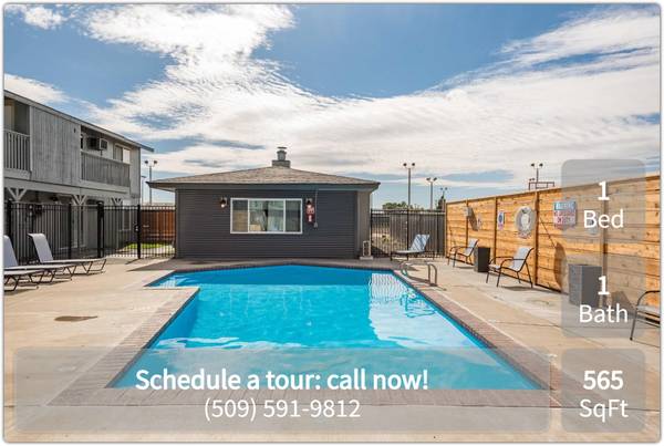 $1,023 / 1br - 565ft2 - Wonderful amenities, spacious floorplans, and washer/dryer in unit! (Pasco)64054767235201121