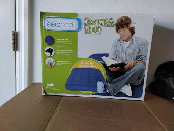 Aerobed twin inflatable bed 1
