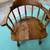 Solid oak table with 4 captains chairs 2 thumbnail