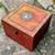 Vintage Wooden Oriental Tea Chest w/Painted Decoration 11 thumbnail