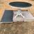 Round Drop-Leaf Table – 48" Solid Wood Slate-Look Surface, Versatile & 1 thumbnail