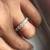 Sterling Silver Eternity Band (size 4-5) with CZ Stones 2 thumbnail