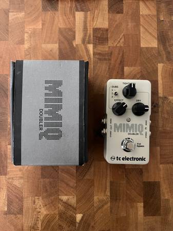 TC Electronic Mimiq Doubler Guitar Pedal Effects Unit 1