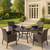 New PHI VILLA 5-Piece Round Dining Table Set for 4, 42-Inch Metal Dining Table w 10 thumbnail