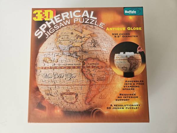 3D SPHERICAL JIGSAW PUZZLE 1