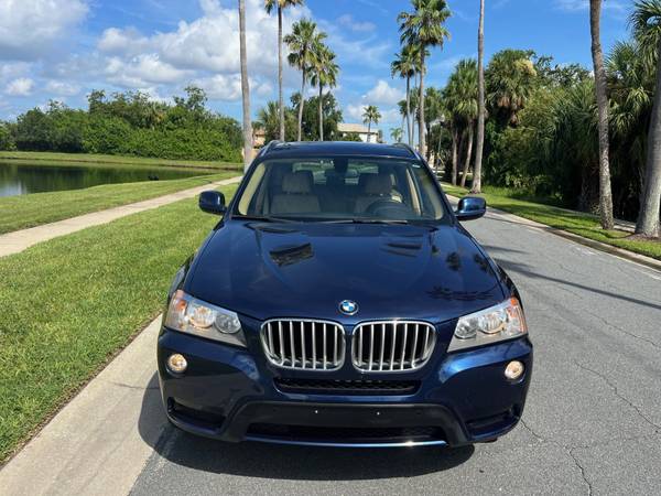 2013 BMW X3 XDRIVE28i AWD AZUL CON TAPIZADO BEIGE ~Navegación~Cámara~Techo panorámico - $5.000 (Tampa)63443805389441124